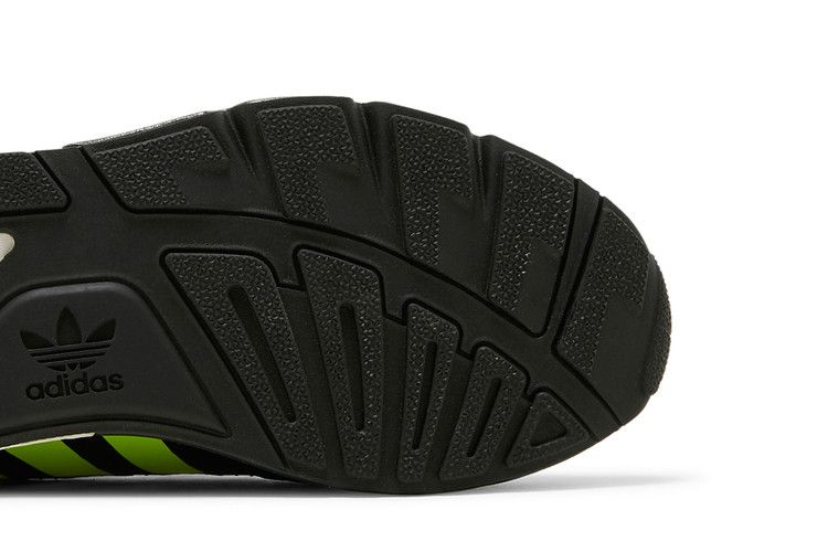 Adidas ZX 1K Boost 'Bold Logo Graphic - Black Solar Yellow' — Core Black/Solar Yellow/Matte Silver