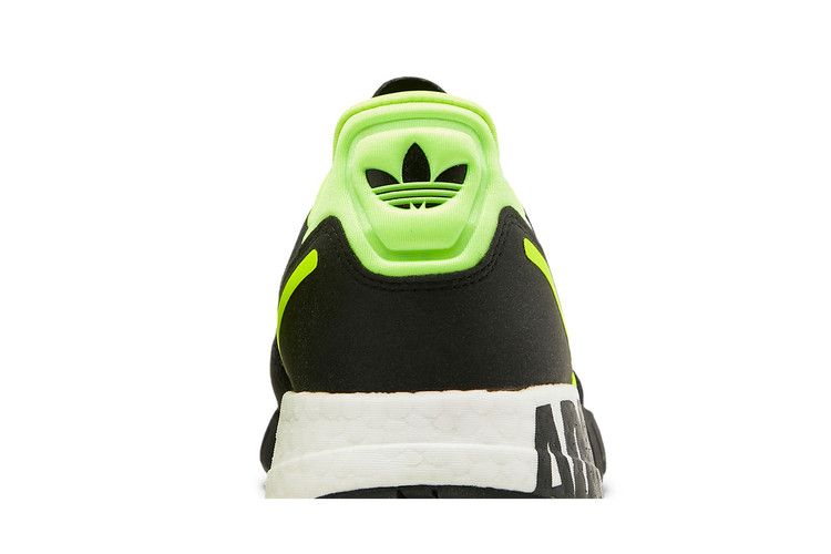Adidas ZX 1K Boost 'Bold Logo Graphic - Black Solar Yellow' — Core Black/Solar Yellow/Matte Silver