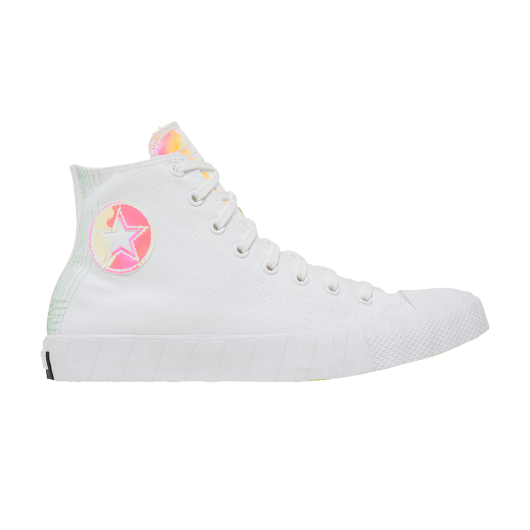 Converse UNT1TL3D High 'Hi-Vis Collection - White Iridescent' — White/White/Iridescent