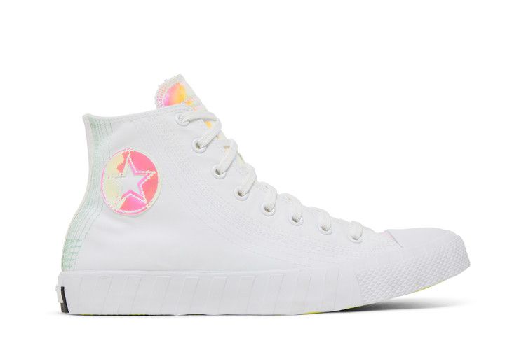 Converse UNT1TL3D High 'Hi-Vis Collection - White Iridescent' — White/White/Iridescent