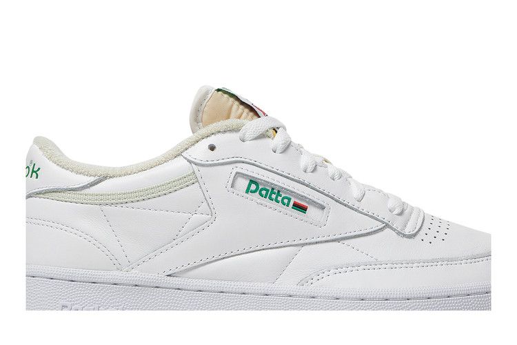 Patta x Reebok Club C 85 'White Cool Sage' — White/Cool Sage/Paperwhite