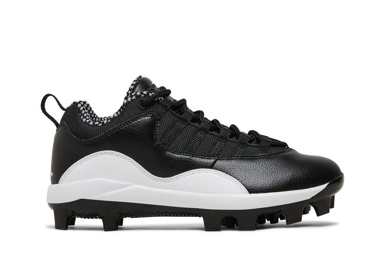 Air Jordan 10 Retro MCS Low 'Black White' — Black/White