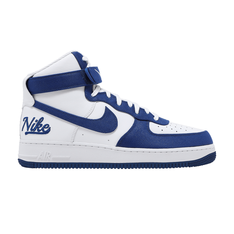 Nike Air Force 1 High '07 LV8 EMB 'Dodgers' — White/Rush Blue/Rush Blue/White