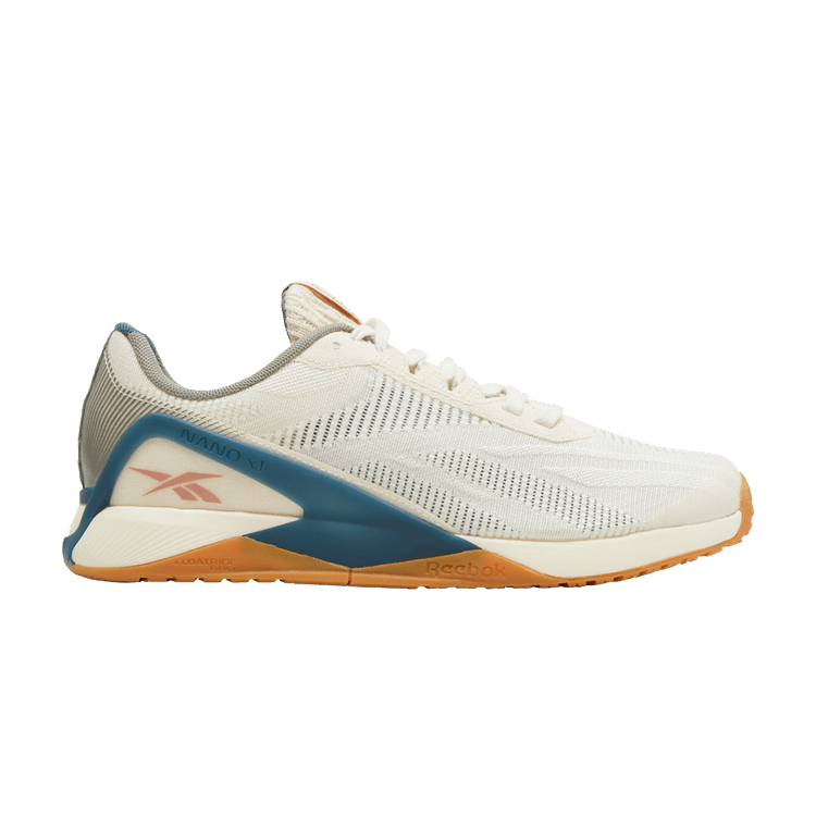 Reebok Nano X1 Vegan 'Classic White Brave Blue' — Classic White/Harmony Green/Brave Blue