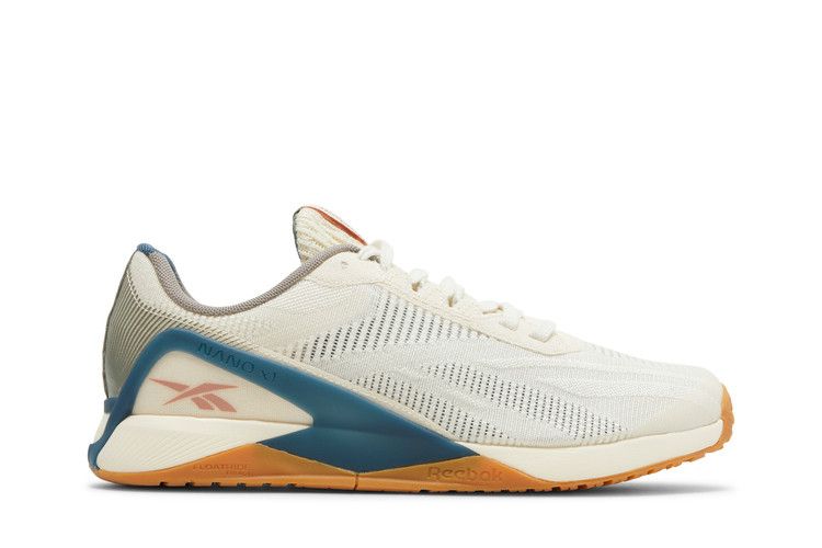 Reebok Nano X1 Vegan 'Classic White Brave Blue' — Classic White/Harmony Green/Brave Blue