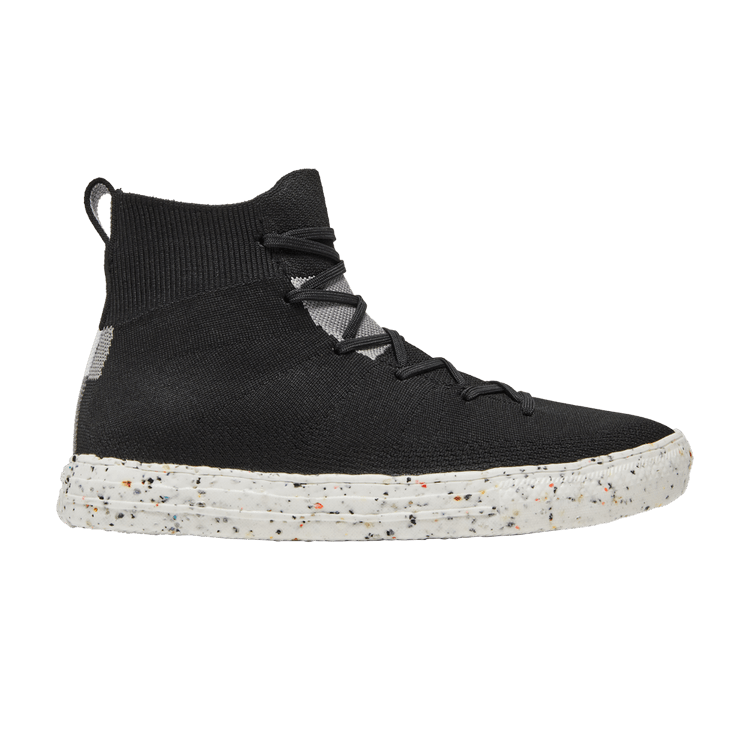 Converse Renew Chuck Taylor All Star Crater Knit High 'Black' — Black/Mason/White