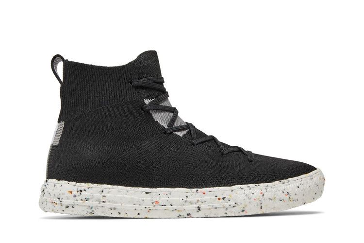 Converse Renew Chuck Taylor All Star Crater Knit High 'Black' — Black/Mason/White