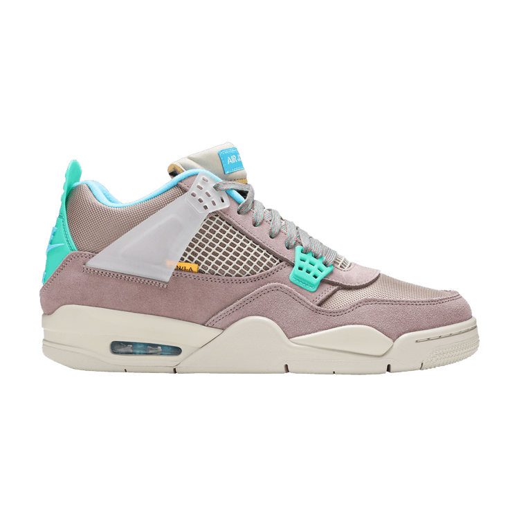 Union LA x Air Jordan 4 Retro 'Taupe Haze' — Taupe Haze/Blue Fury/Khaki/Roma Green