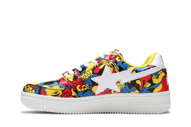 Medicom Toy x Bapesta Low M1 'All‑Over Camo' — Multi-Color