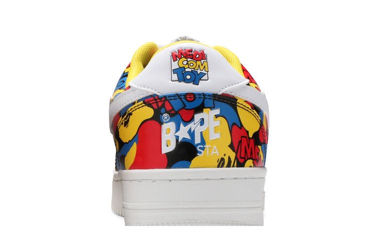 Medicom Toy x Bapesta Low M1 'All‑Over Camo' — Multi-Color