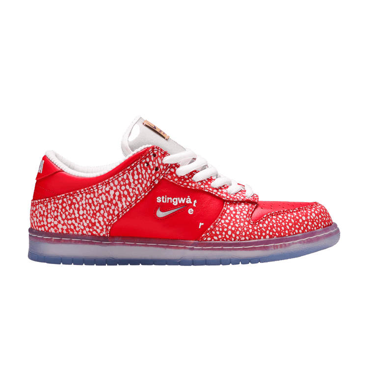 Stingwater x Nike Dunk Low SB 'Magic Mushroom' — University Red/White