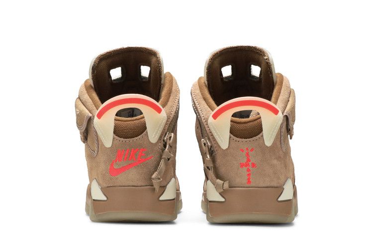 Travis Scott x Air Jordan 6 Retro PS 'British Khaki' — British Khaki/Sail/Bright Crimson