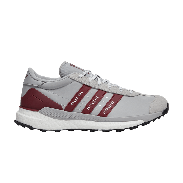 Human Made x adidas Country Free Hiker 'Grey Burgundy' — Grey Two/Collegiate Burgundy/Core Black