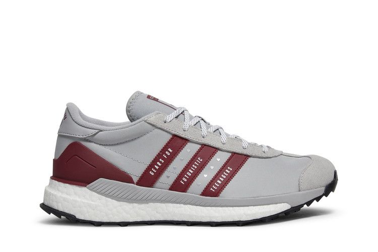 Human Made x adidas Country Free Hiker 'Grey Burgundy' — Grey Two/Collegiate Burgundy/Core Black