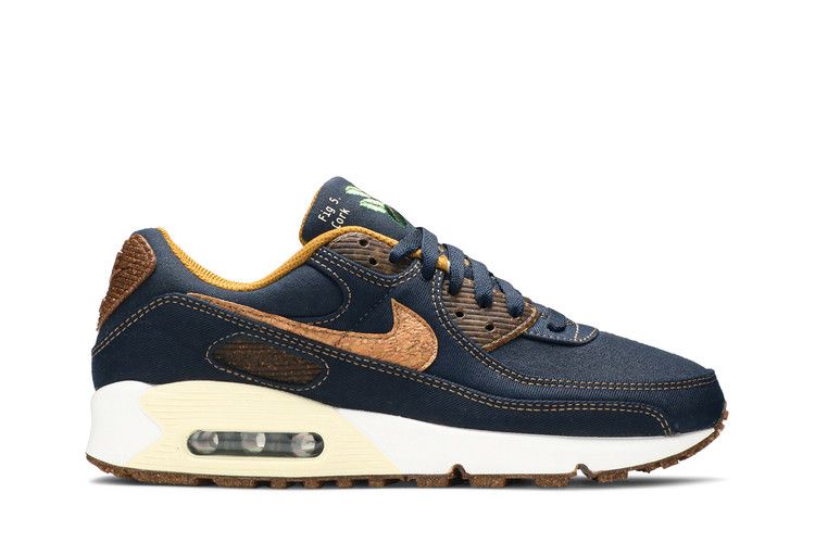 Nike Air Max 90 'Cork - Obsidian' — Obsidian/Wheat/Coconut Milk/White (2)