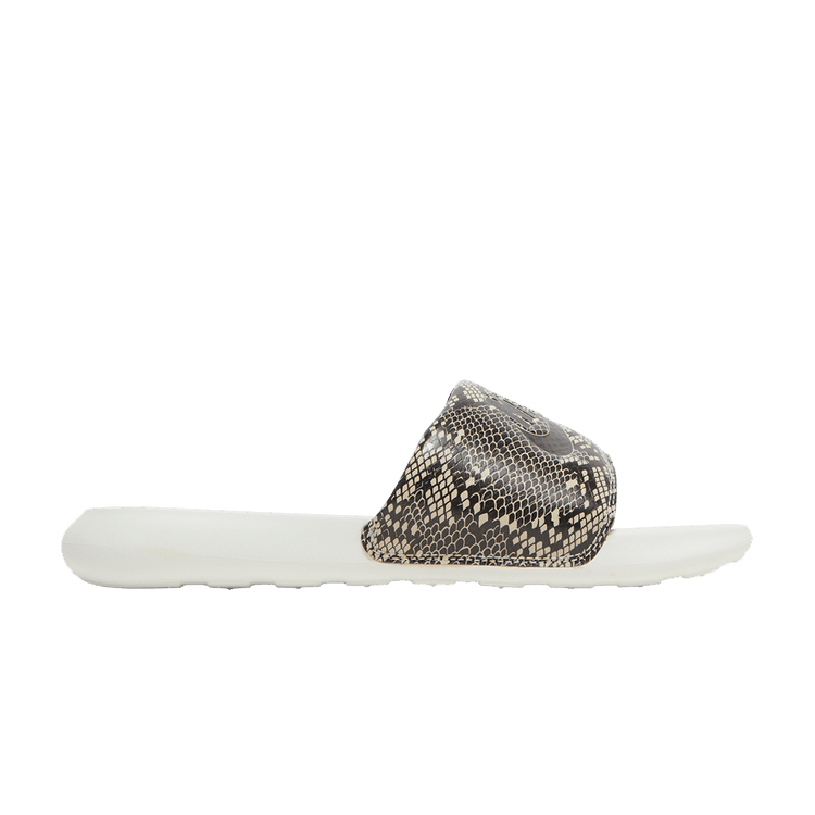 Nike Wmns Victori One Printed Slide 'Snakeskin' — Desert Sand/Summit White/Black
