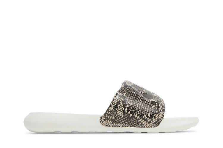 Nike Wmns Victori One Printed Slide 'Snakeskin' — Desert Sand/Summit White/Black