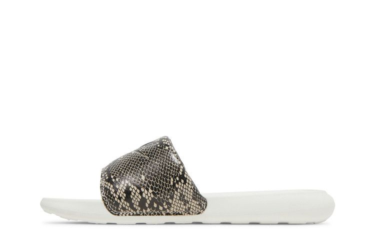 Nike Wmns Victori One Printed Slide 'Snakeskin' — Desert Sand/Summit White/Black