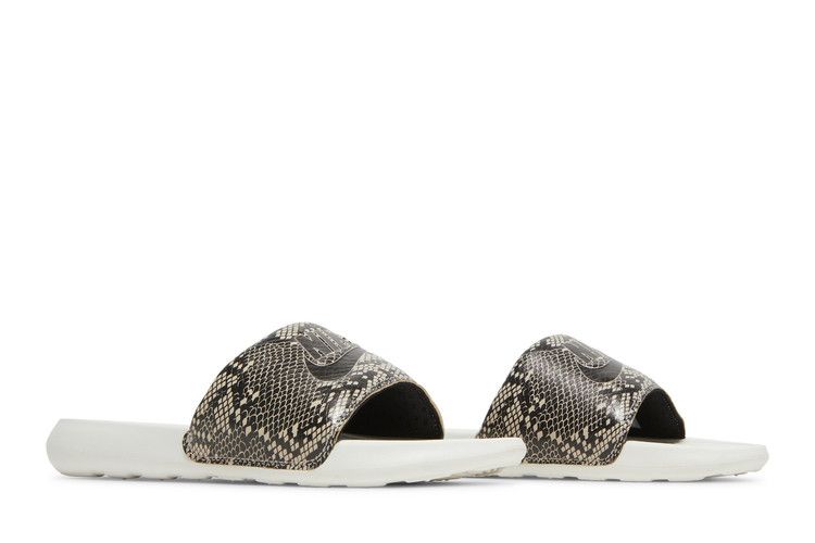 Nike Wmns Victori One Printed Slide 'Snakeskin' — Desert Sand/Summit White/Black