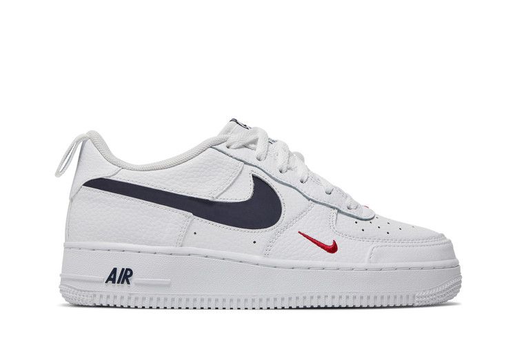 Nike Air Force 1 Low GS 'Patriots' — White/University Red/Pure Platinum/Midnight Navy (2)