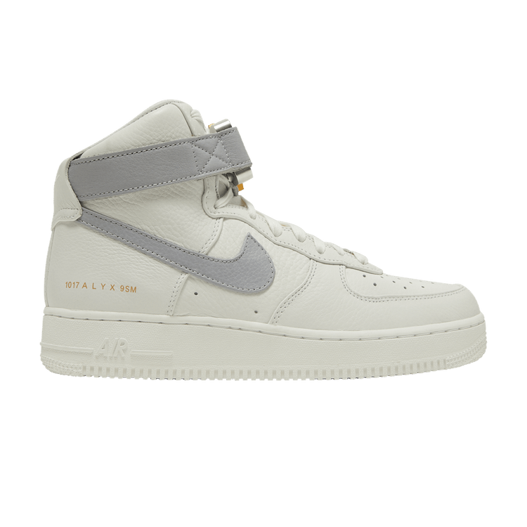 1017 ALYX 9SM x Nike Air Force 1 High 'White Wolf Grey' — White/Wolf Grey/Wolf Grey