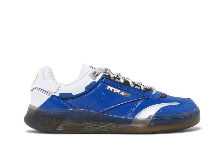 Power Rangers x Reebok Club C 'Triceratops Zord' — Humble Blue/White/Silver Metallic