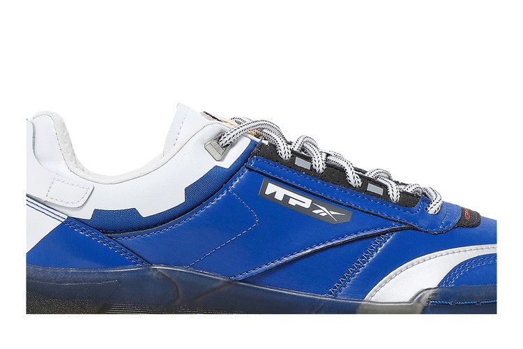 Power Rangers x Reebok Club C 'Triceratops Zord' — Humble Blue/White/Silver Metallic