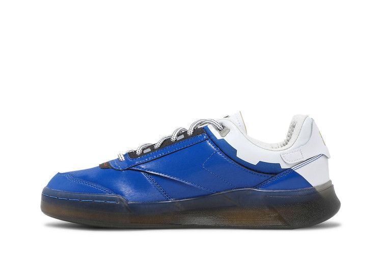 Power Rangers x Reebok Club C 'Triceratops Zord' — Humble Blue/White/Silver Metallic