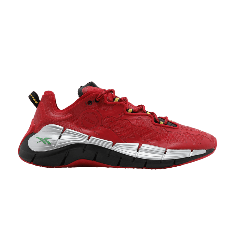 Reebok Power Rangers x Zig Kinetica 2 'Dinozord' — Vector Red/Coal/Boldly Yellow