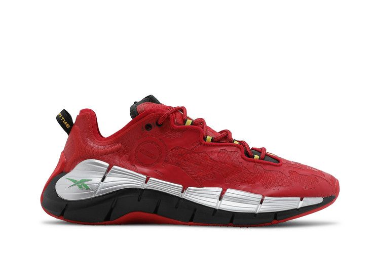 Reebok Power Rangers x Zig Kinetica 2 'Dinozord' — Vector Red/Coal/Boldly Yellow