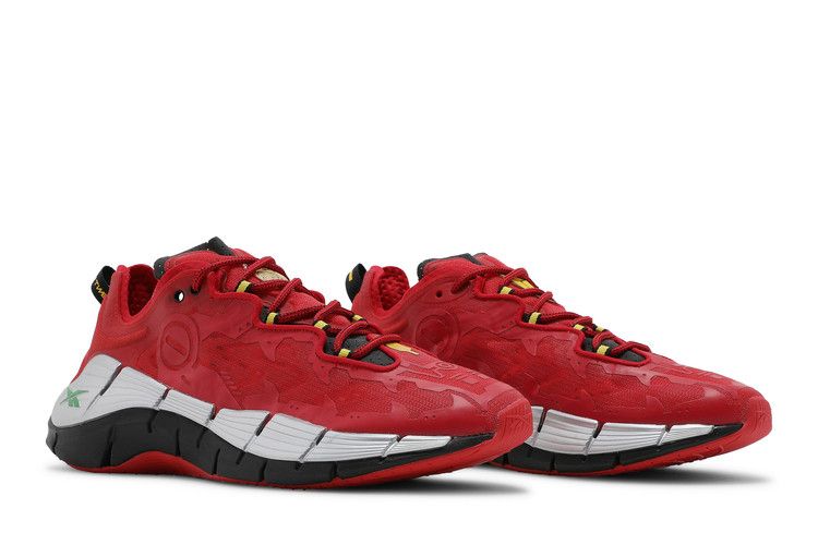 Reebok Power Rangers x Zig Kinetica 2 'Dinozord' — Vector Red/Coal/Boldly Yellow
