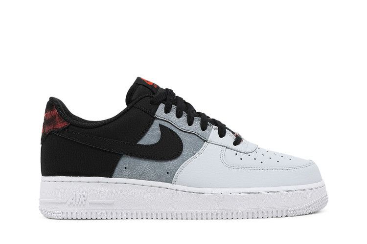 Nike Air Force 1 '07 LV8 'Black Smoke Grey' — Black/Smoke Grey/Pure Platinum/Red Lava (2)