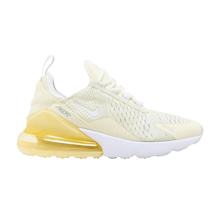 Nike Wmns Air Max 270 'Coconut Milk Saturn Gold' — Coconut Milk/Metallic Silver/Saturn Gold/White