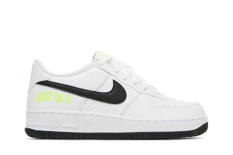 Nike Air Force 1 Low GS 'Just Do It - White Volt' — White (2)