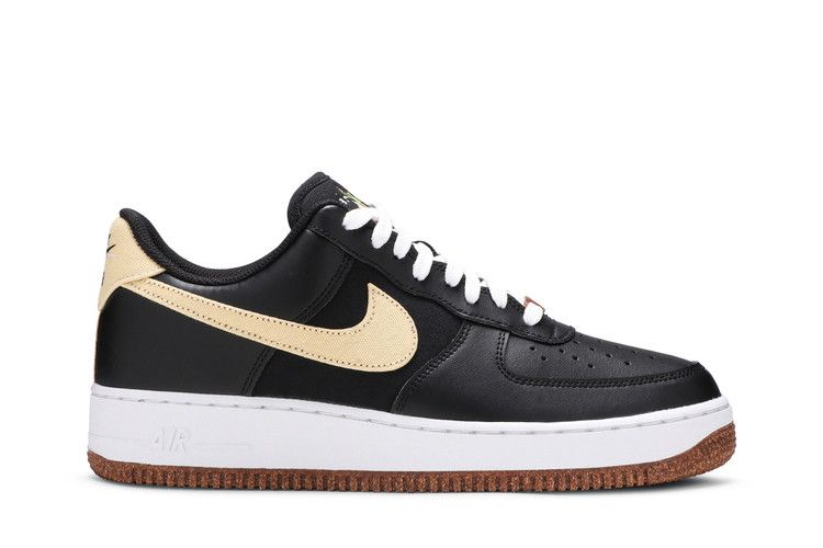Nike Air Force 1 '07 LV8 'Pomegranate' — Black/Solar Flare/White/Black (2)