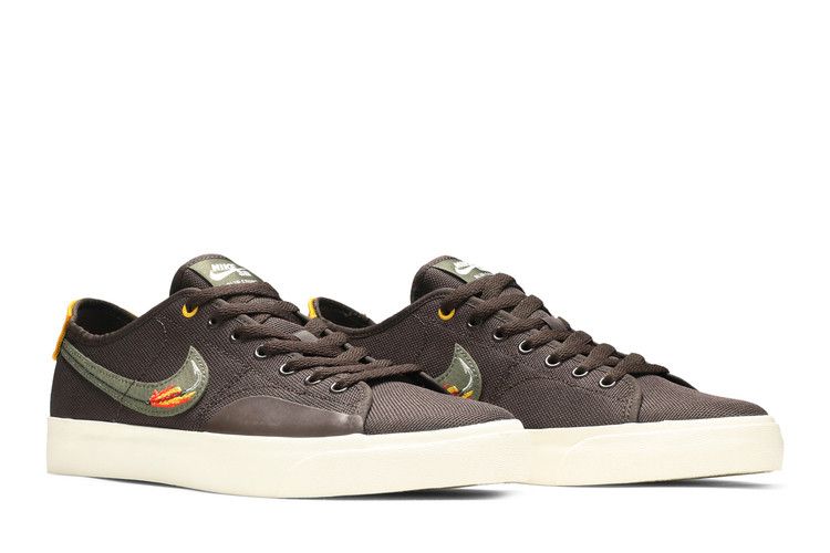 Daan Van Der Linden x Nike Blazer Court SB 'Baroque Brown' — Baroque Brown/Light Bone/Dark Sulfur/Medium Olive