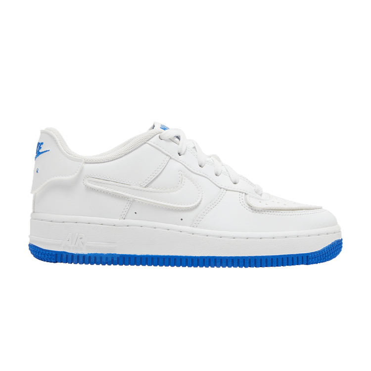 Nike Air Force 1/1 GS 'White Royal Blue' — White/Royal Blue/White