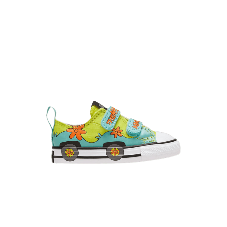 Scooby-Doo x Converse Chuck Taylor All Star Low Easy-On TD 'The Mystery Machine' — Blue/Green/White