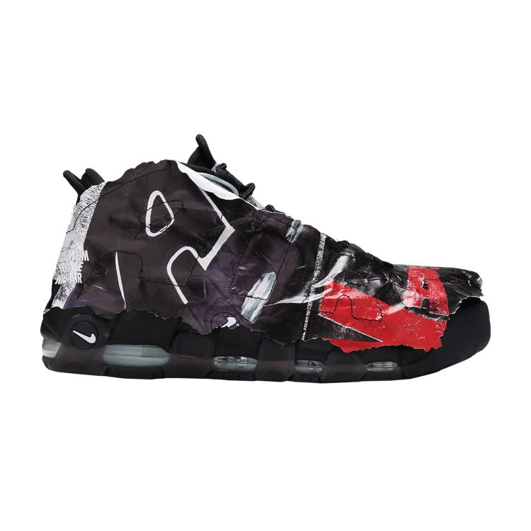 Nike Air More Uptempo '96 'Maximum Volume' — Black/Chile Red/Glacier Blue/White