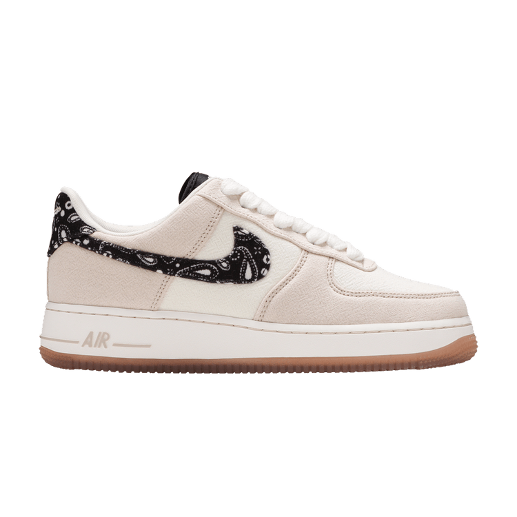 Nike Air Force 1 '07 LV8 'Paisley Swoosh' — Rattan/Rattan/Pale Ivory/Black
