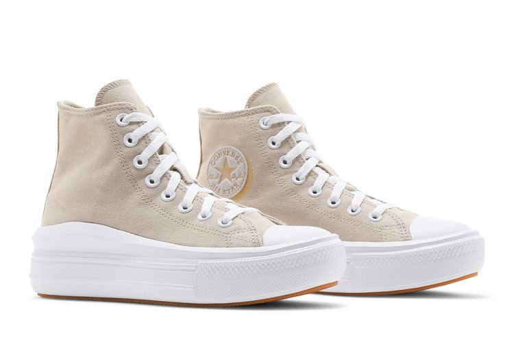 Converse Wmns Chuck Taylor All Star Move High 'Mono Pastels - Farro' — Farro/White/Sesame