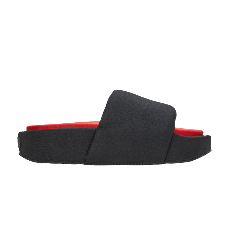 adidas Y-3 Slide 'Black Red' — Black/Black/Red