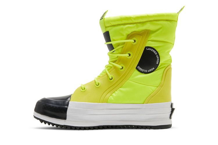 Converse Wmns Chuck Taylor All Star MC WR Boot High 'Lemon Venom' — Lemon Venom/Black/White