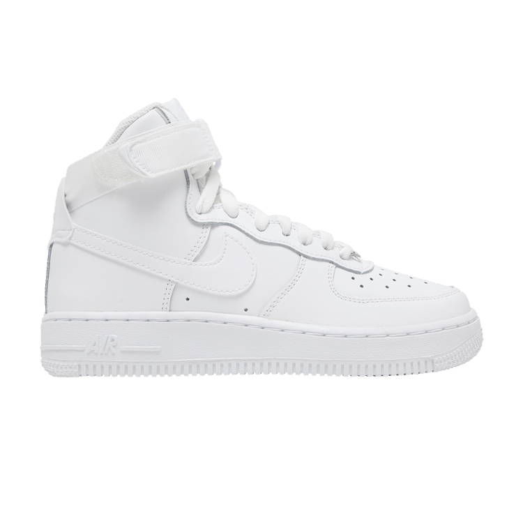 Nike Air Force 1 High LE GS 'Triple White' — White/White/White