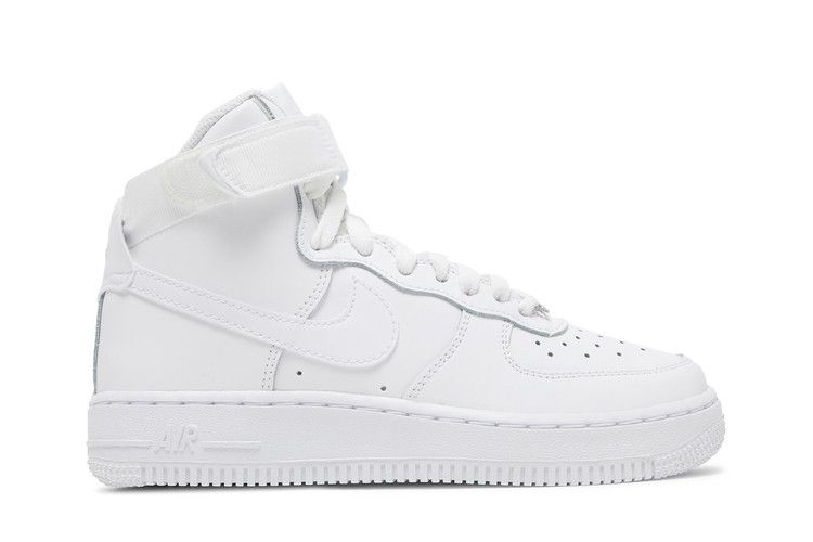 Nike Air Force 1 High LE GS 'Triple White' — White/White/White (2)