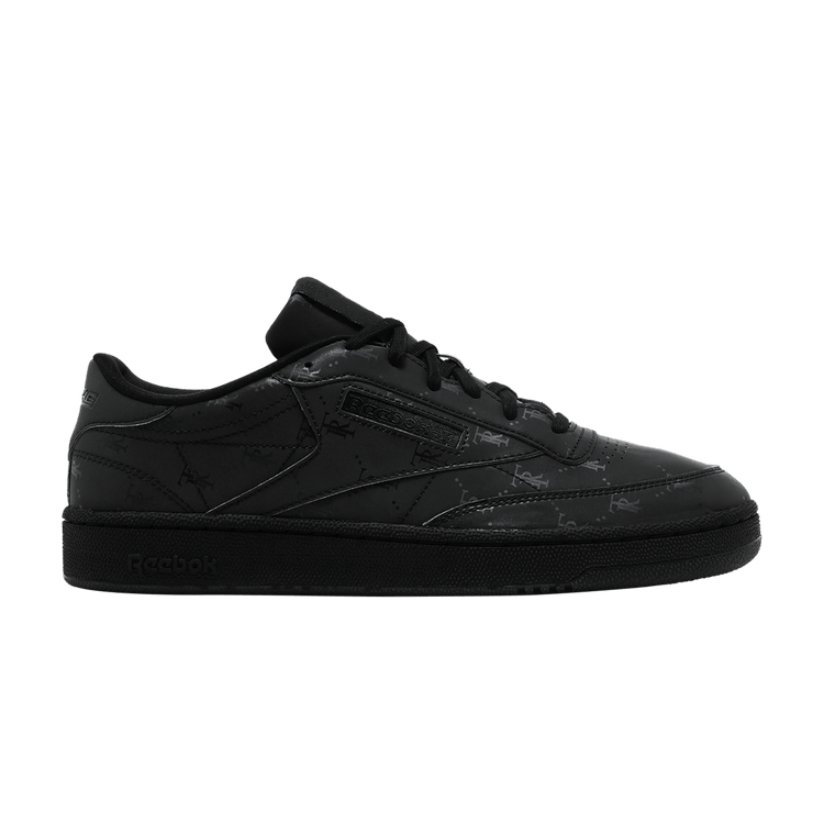 Très Rasché x Reebok Club C 85 MU 'Triple Black' — Black/Black/Black