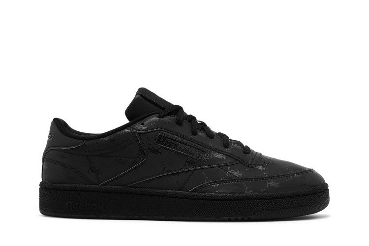 Très Rasché x Reebok Club C 85 MU 'Triple Black' — Black/Black/Black