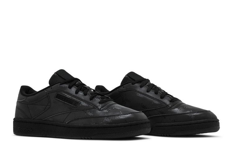 Très Rasché x Reebok Club C 85 MU 'Triple Black' — Black/Black/Black