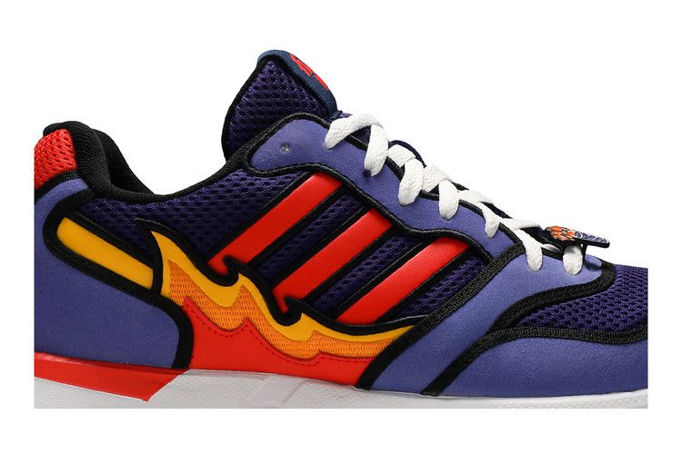 The Simpsons x adidas ZX 1000 'Flaming Moe's' — Purple/Bright Red/Core Black