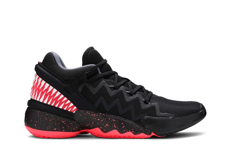 Marvel x adidas D.O.N. Issue #2 'Venom' — Core Black/Signal Pink/Cloud White